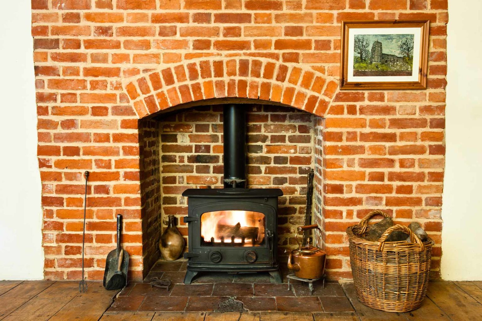 Adding wood burning stove to house discount