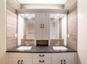Alcove storage ideas under sink