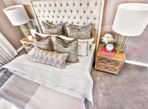Champagne colour bedroom carpet and paint ideas