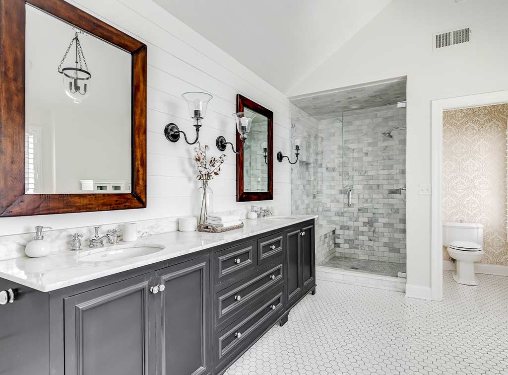 Grey Bathroom Vanity Wall Colors