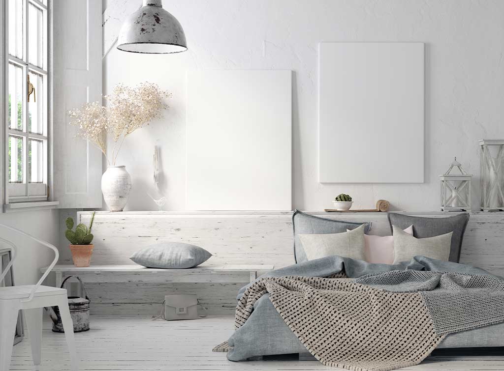 White clearance rustic bedroom