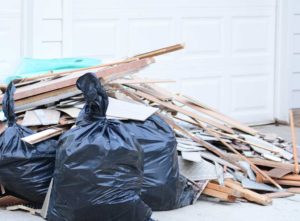 Renovation debris