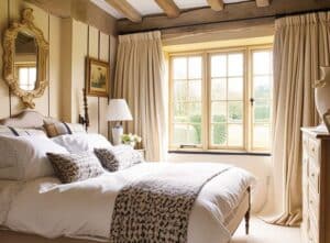 Rustic master bedroom