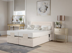 Rattan bed furniture for a guest bedroom