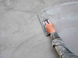 Professional rendering a wall