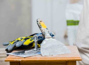 Tools needed to render a garden wall