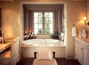 Vinyl stickers on existing bath panels