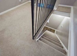 Carpet fitted on staircase and hallway