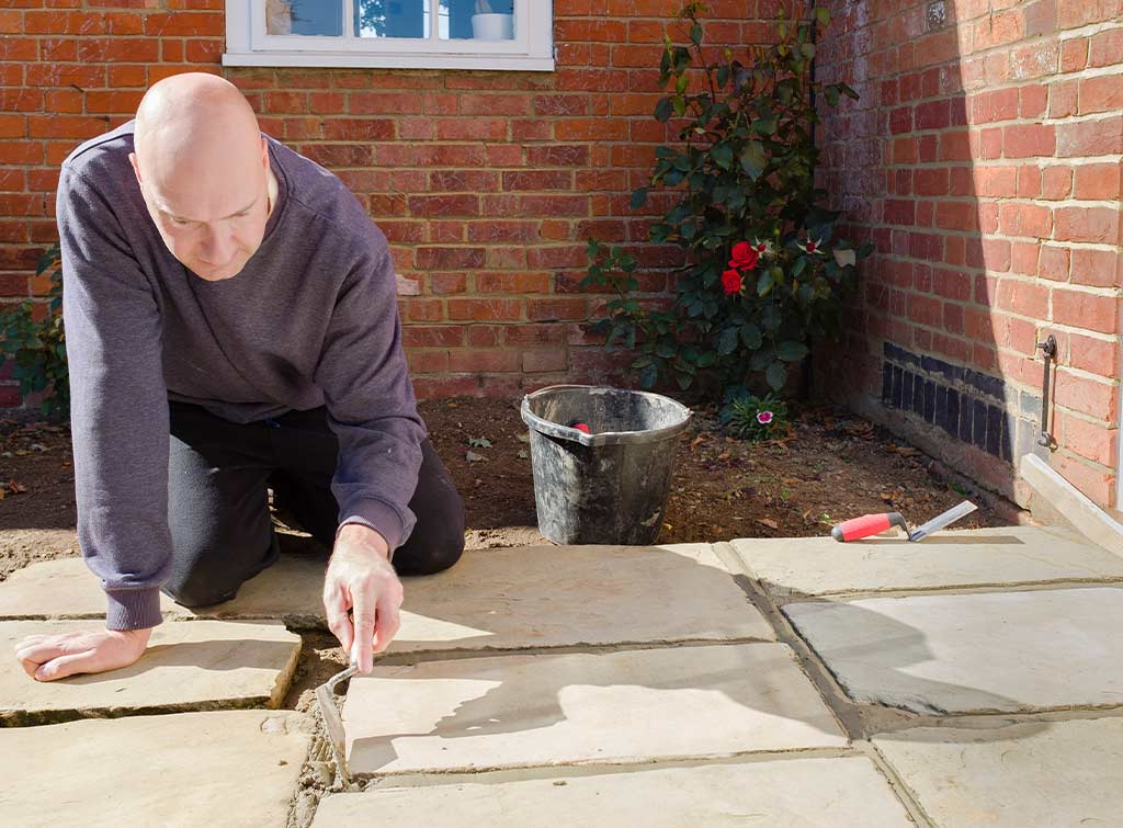 How To Repoint A Patio Create Neat, Cost Of Repointing Patio Slabs