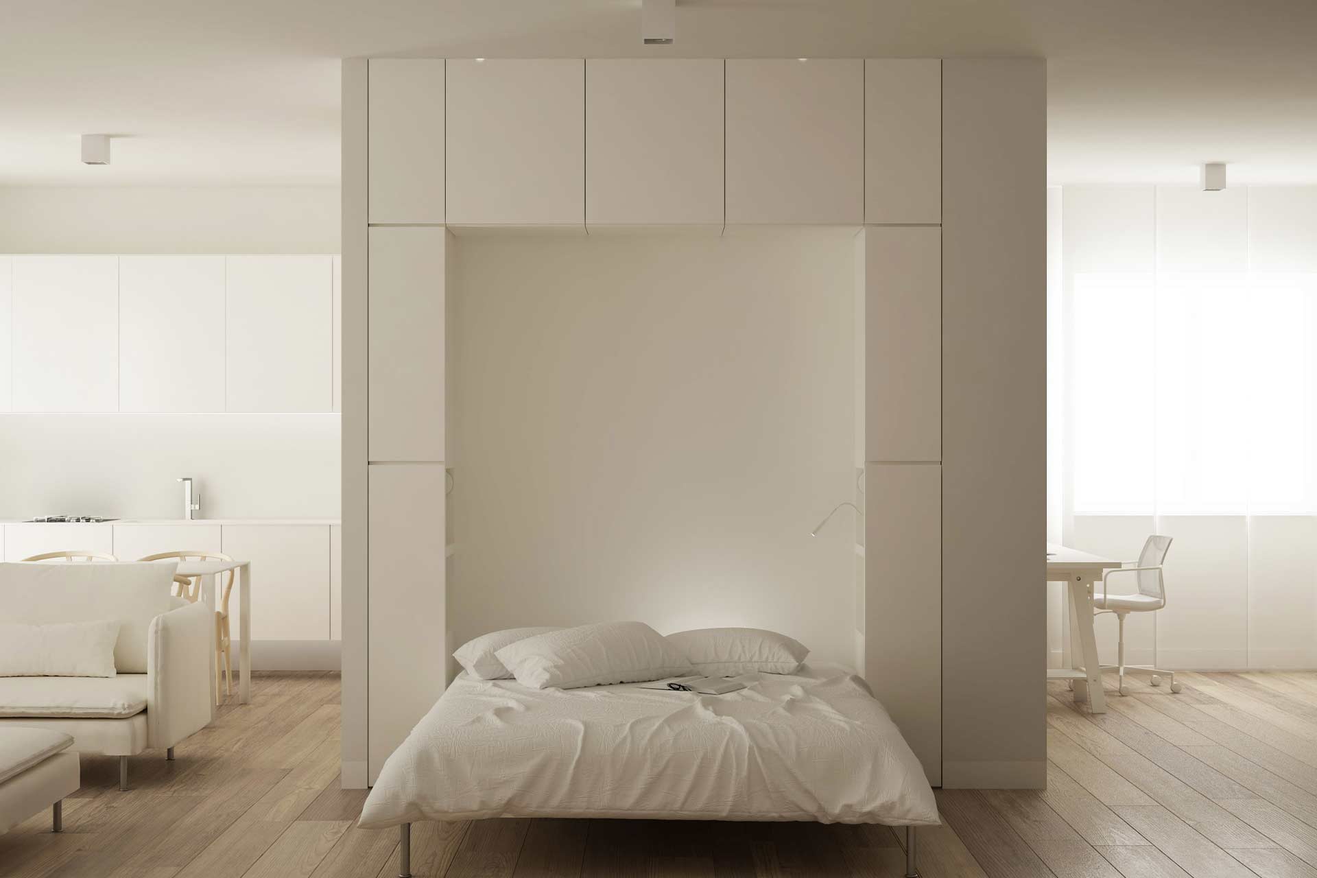 Wall mounted shop bed fitting price