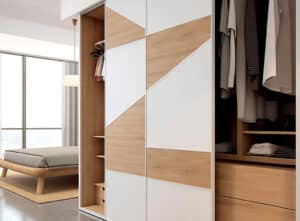 Sliding door built in wardrobe