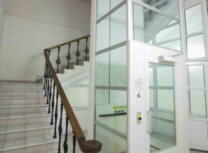 Home lift with glass walls - Home lift price