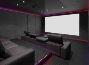A home cinema room