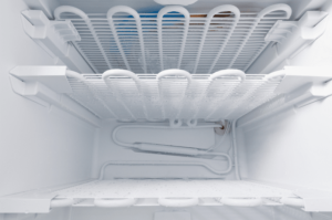 Freezer being defrosted