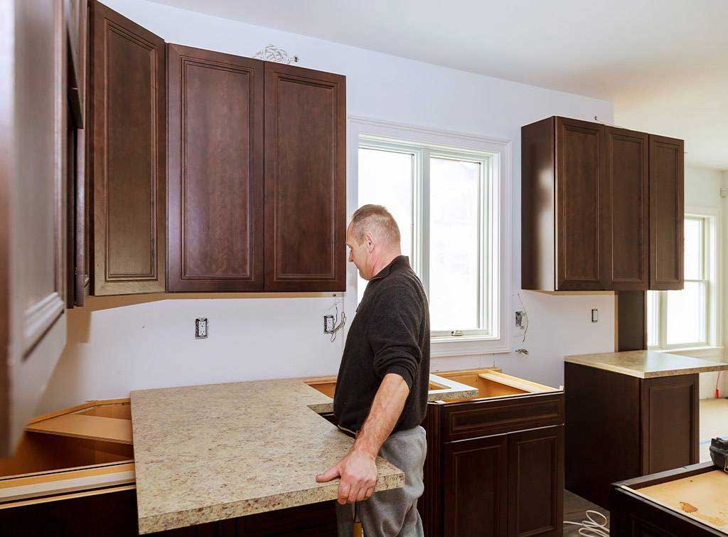large kitchen refurbishment