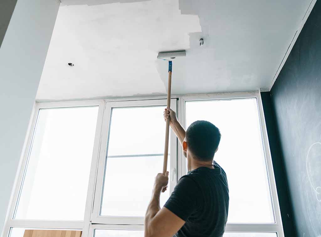 How To Paint Over Water Stains On Ceiling Tiles Shelly Lighting