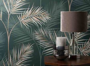 wallpaper feature wall idea