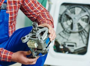 Washing machine motor inspection