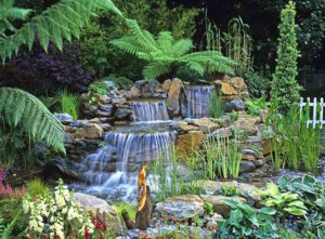Water feature rockery