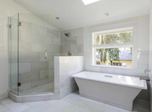 Small walk-in shower rooms