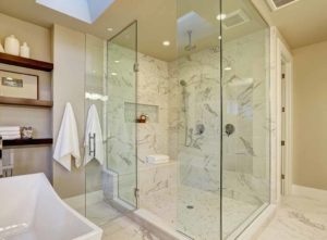Stunning shower room in bathroom