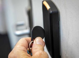 Smart lock door fob for AirBnB