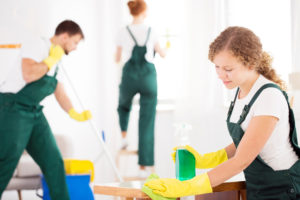 Hiring a house cleaner