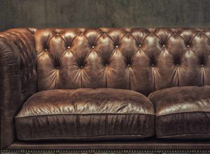 How to fix a sagging sofa - Worn leather sofa.