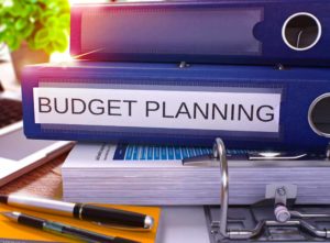 Budget planning folders for blog re: How to budget for a house renovation