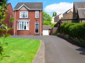 Asphalt driveway