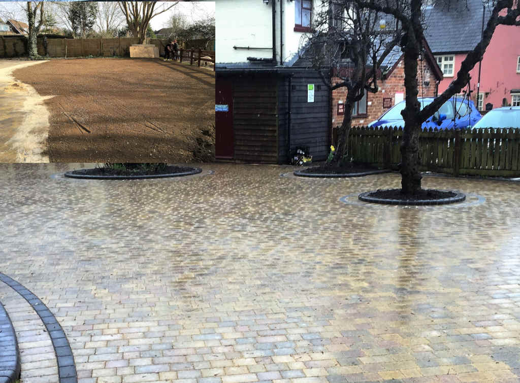 Block paving before and after