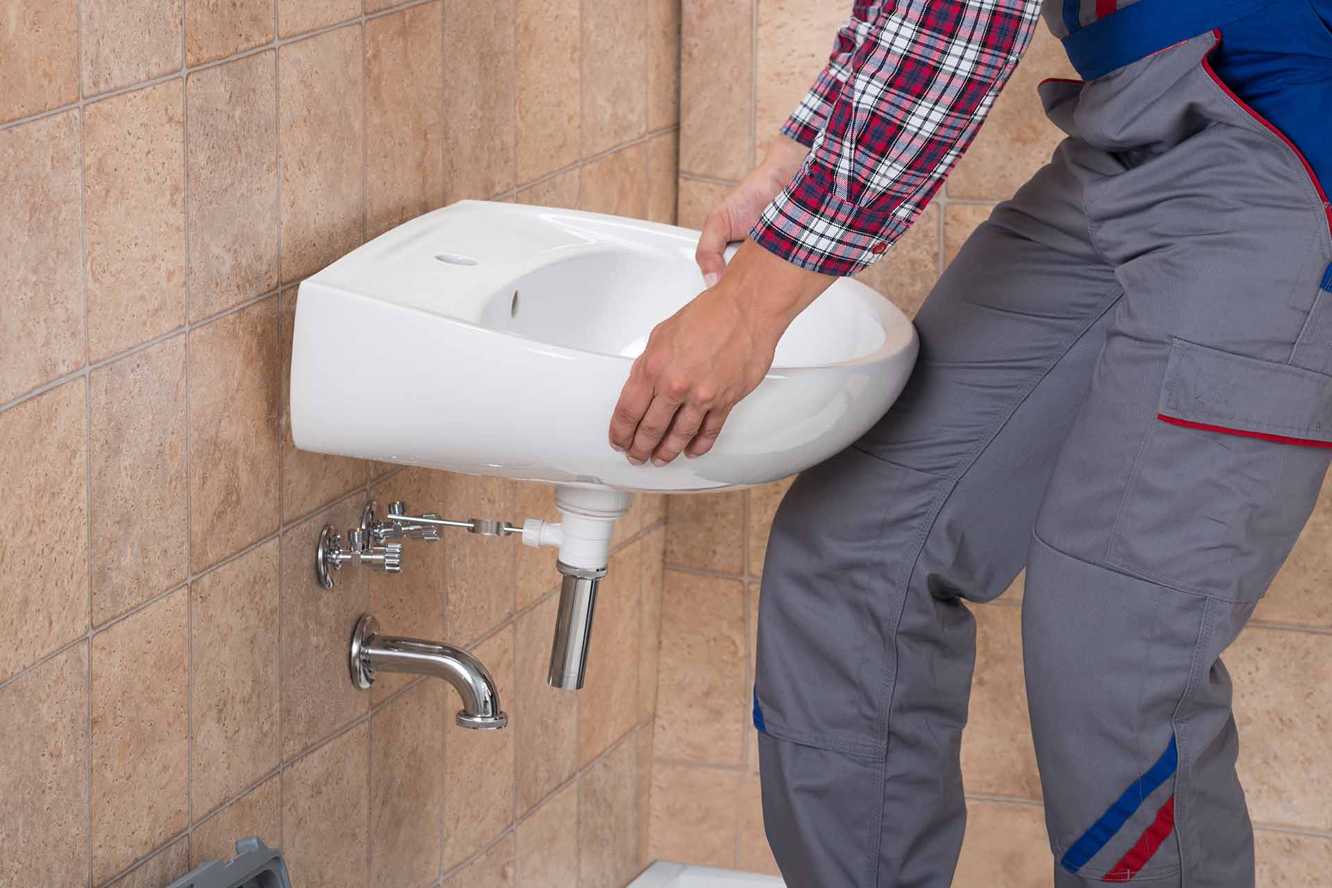 Installing a cheap bathroom sink