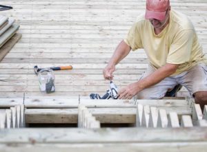 how to build decking steps to raised deck