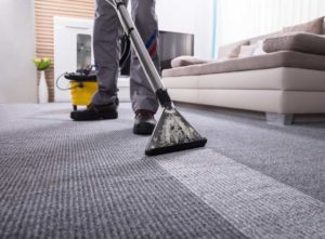 House carpet being cleaned to add value