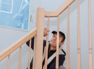 The easiest way to install a handrail
