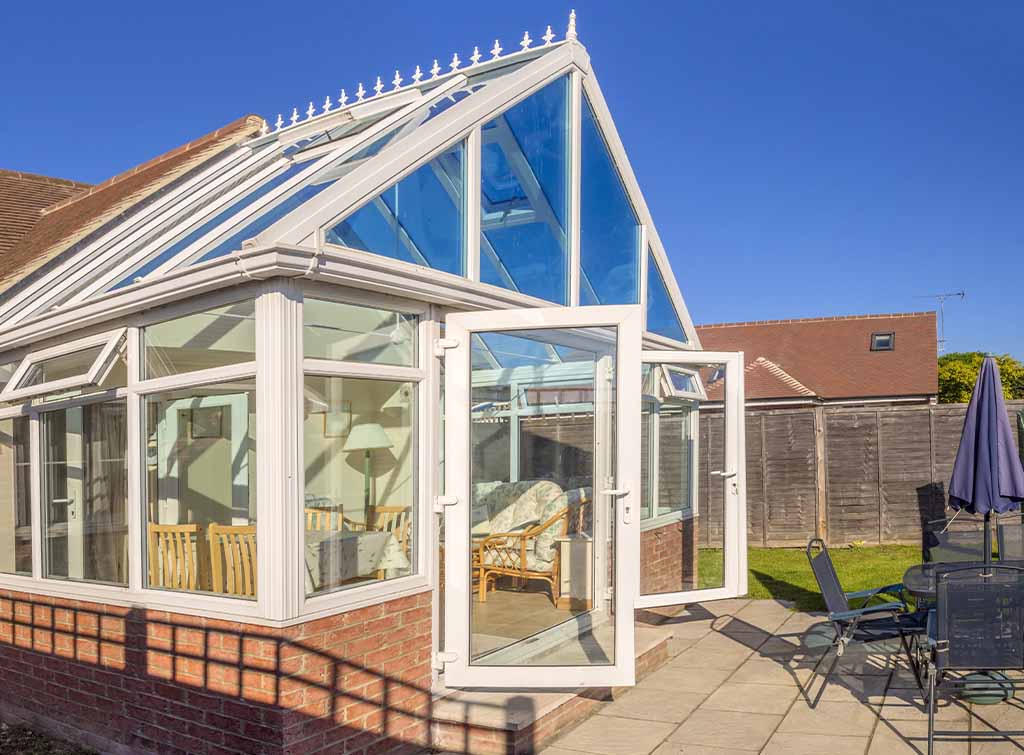completed conservatory with planning permission