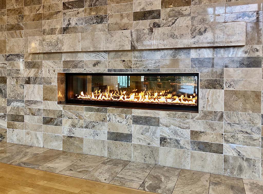 cost to tile fireplace surround