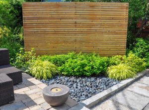 how to make an overlooked garden private
