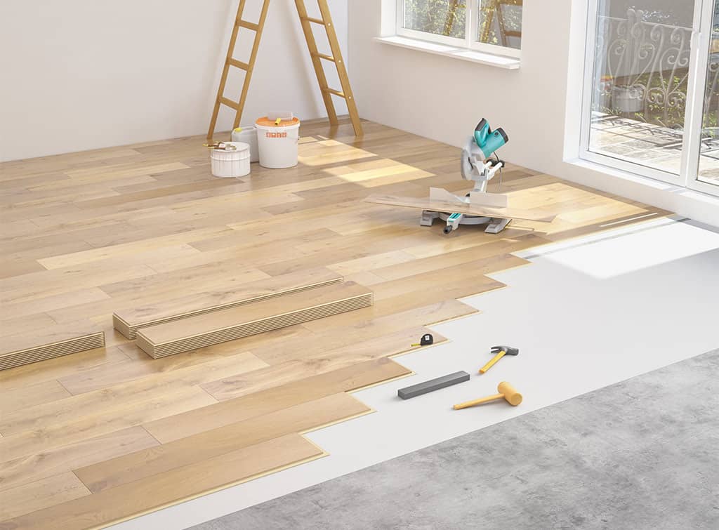 Laminate Flooring Fitting Cost, Laminated Wooden Flooring Installation Cost