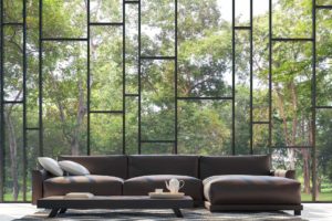 Floor to ceiling aluminium windows