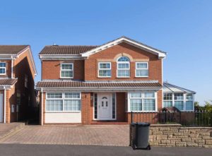 A completed garage conversion