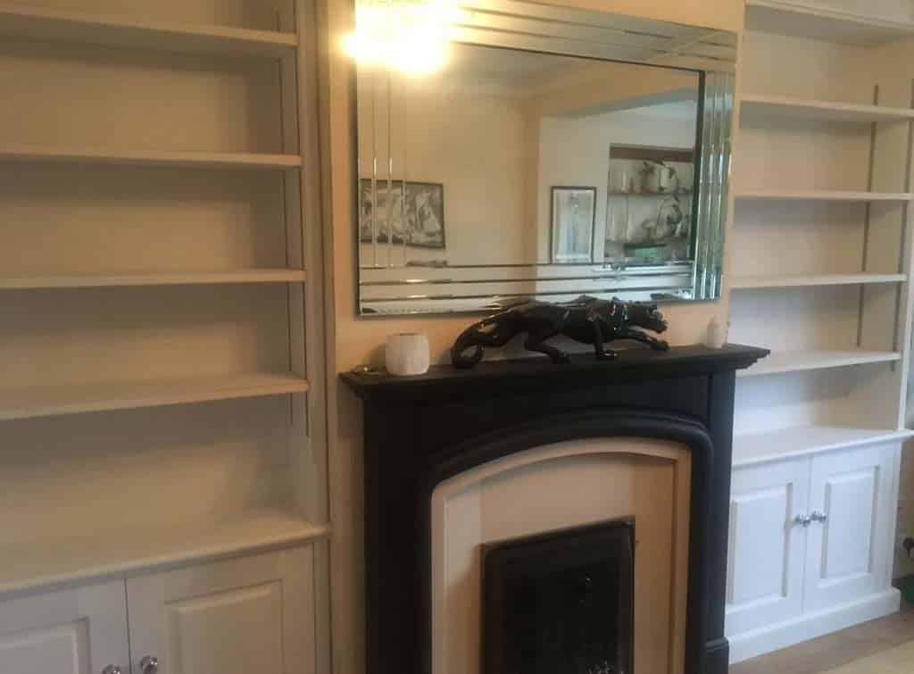 Alcove shelving