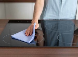 how do you clean an induction hob