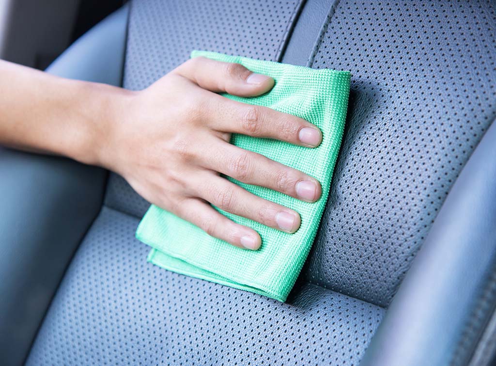 how to clean stained car seats
