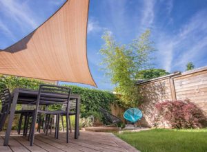 tidy back garden