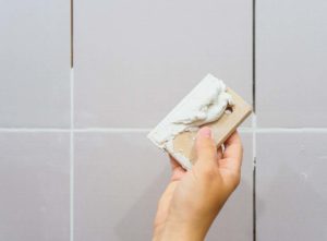 How to regrout tiles for a showhome finish