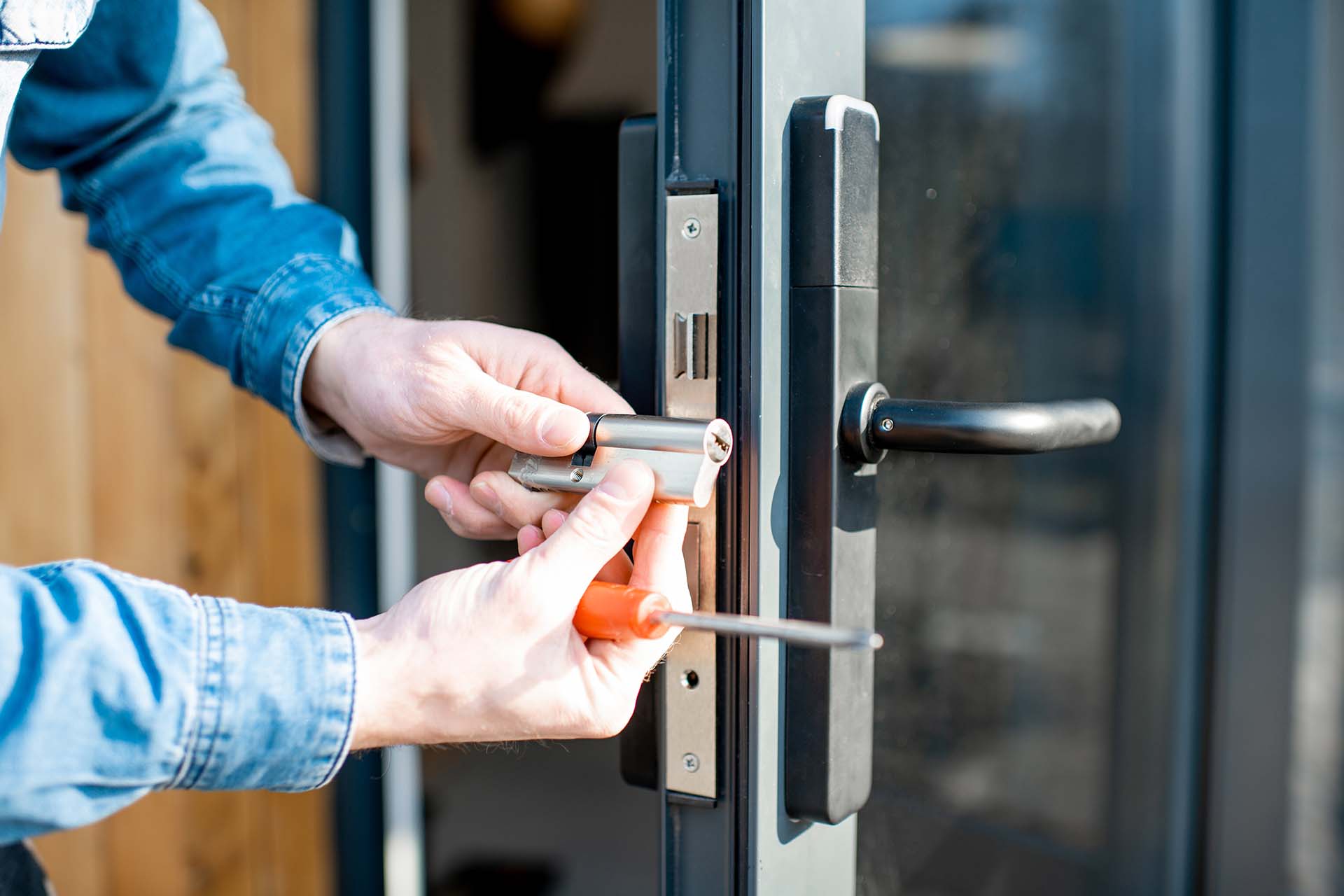 Testing a Hinged Patio Door Lock Mechanism for Proper Operation