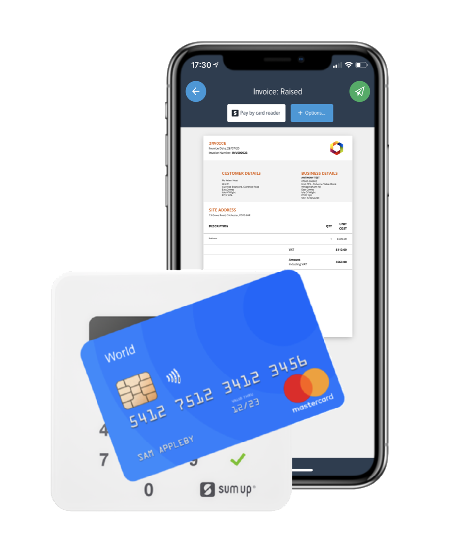 Sumup card payments for tradespeople