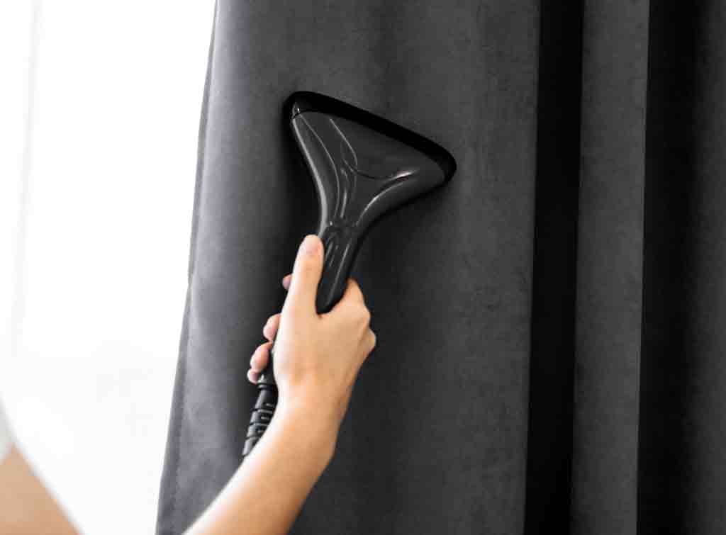 Deep cleaning vertical blinds and curtains