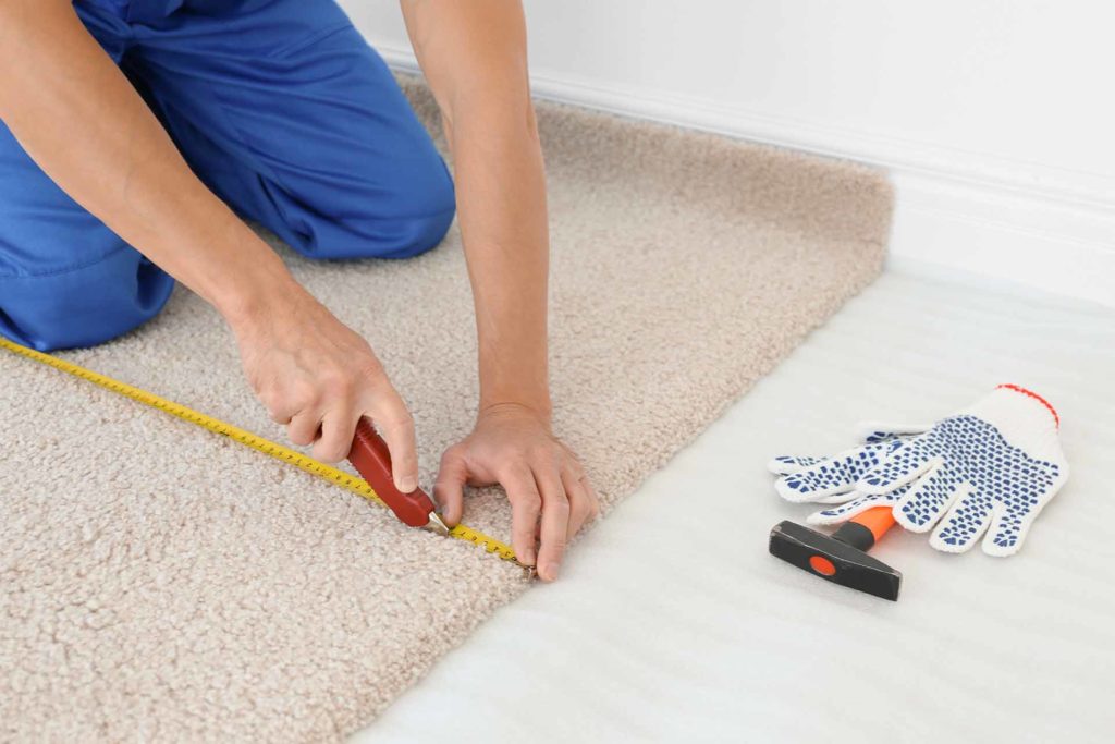 measuring a carpet